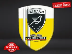 Hamann Sticker silicone Premium Design Sleek Dome Badges